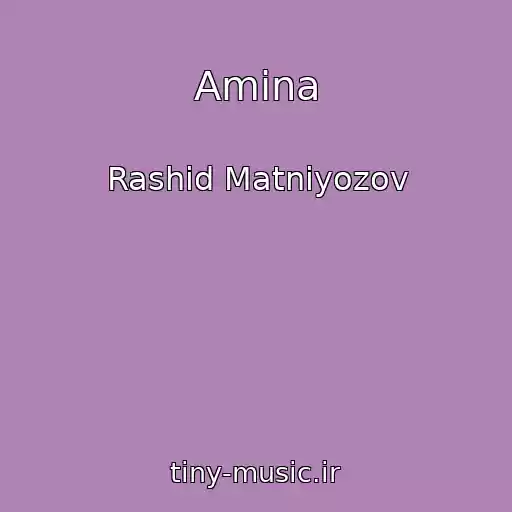 کاور آهنگ Amina از Rashid Matniyozov