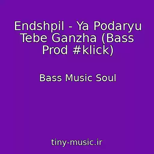 کاور آهنگ Endshpil - Ya Podaryu Tebe Ganzha (Bass Prod #klick) از Bass Music Soul