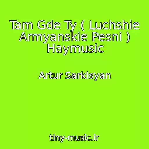 کاور آهنگ Tam Gde Ty ( Luchshie Armyanskie Pesni ) Haymusic از Artur Sarkisyan