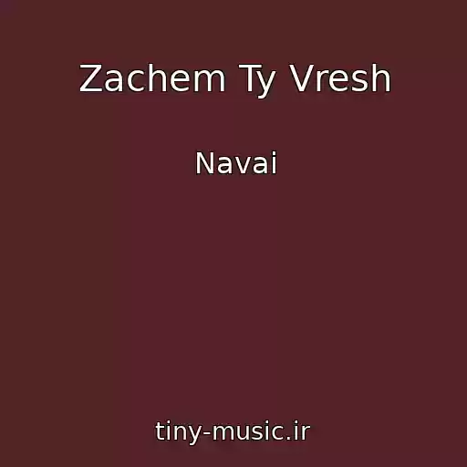 کاور آهنگ Zachem Ty Vresh از Navai