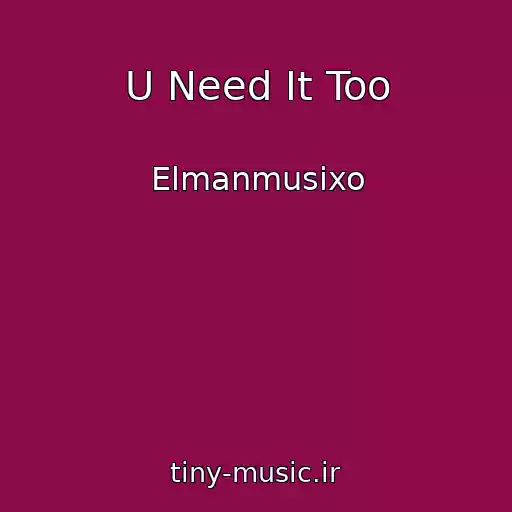 کاور آهنگ U Need It Too از Elmanmusixo