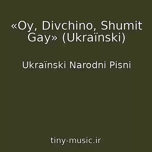 کاور آهنگ «Oy, Dіvchino, Shumit Gay» (Ukraїnskі) از Ukraїnskі Narodnі Pіsnі