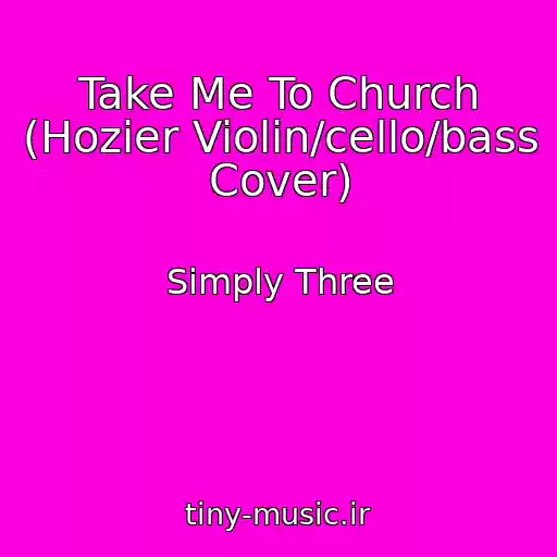 کاور آهنگ Take Me To Church (Hozier Violin/cello/bass Cover) از Simply Three
