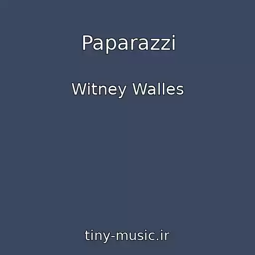 کاور آهنگ Paparazzi از Witney Walles