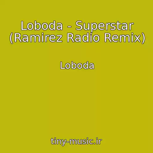 کاور آهنگ Loboda - Superstar (Ramirez Radio Remix) از Loboda