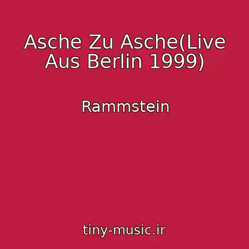 کاور آهنگ Asche Zu Asche(Live Aus Berlin 1999) از Rammstein
