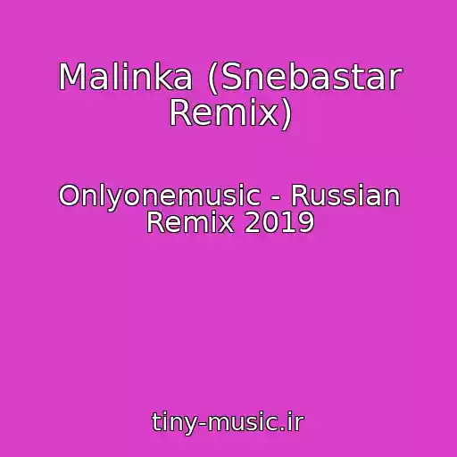 کاور آهنگ Malinka (Snebastar Remix) از Onlyonemusic - Russian Remix 2019