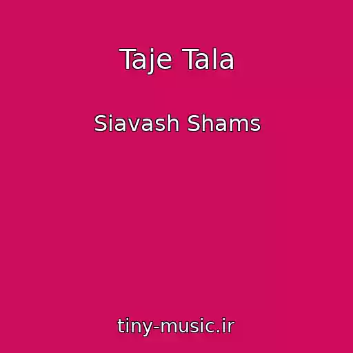 کاور آهنگ Taje Tala از Siavash Shams