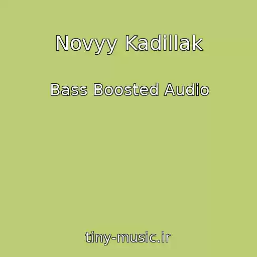 کاور آهنگ Novyy Kadillak از Bass Boosted Audio