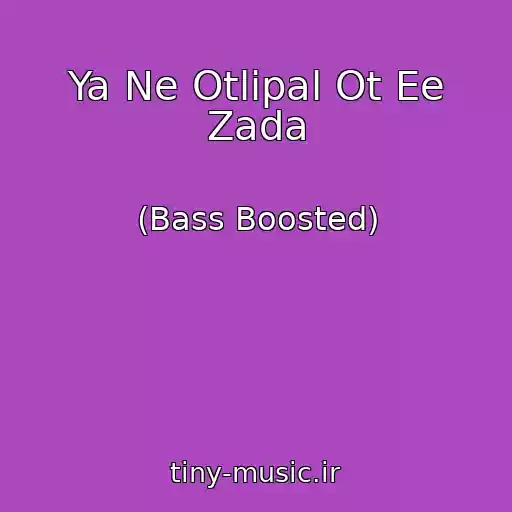 کاور آهنگ Ya Ne Otlipal Ot Ee Zada از (Bass Boosted)