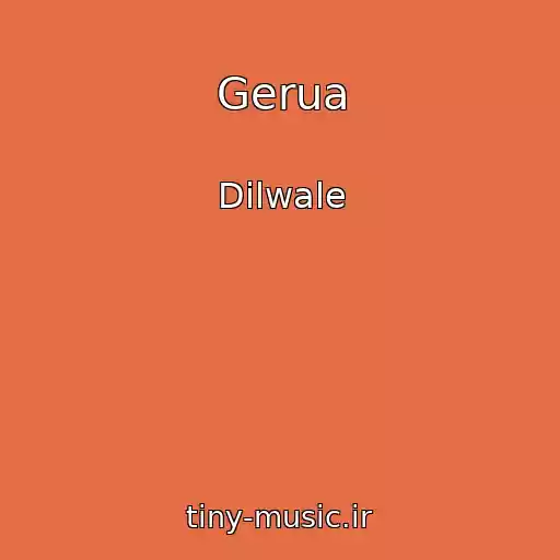 کاور آهنگ Gerua از Dilwale