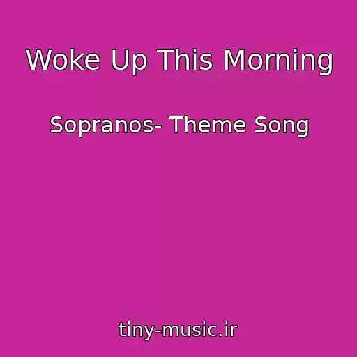 کاور آهنگ Woke Up This Morning از Sopranos- Theme Song