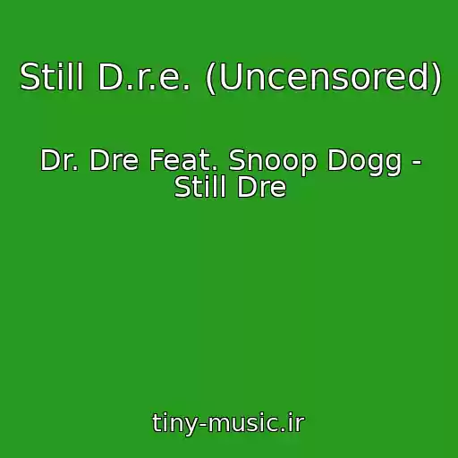 کاور آهنگ Still D.r.e. (Uncensored) از Dr. Dre Feat. Snoop Dogg - Still Dre