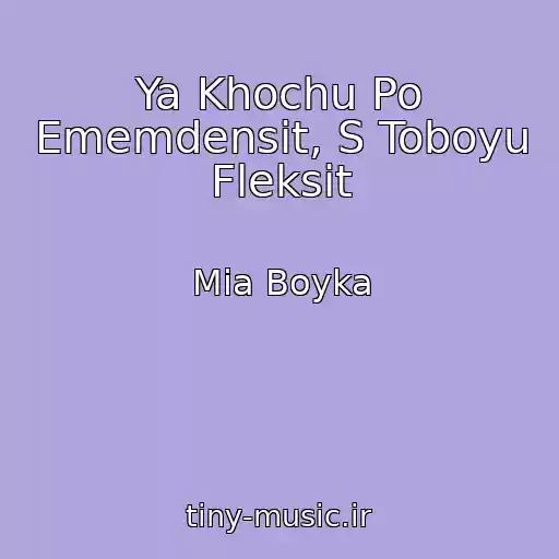 کاور آهنگ Ya Khochu Po Ememdensit, S Toboyu Fleksit از Mia Boyka