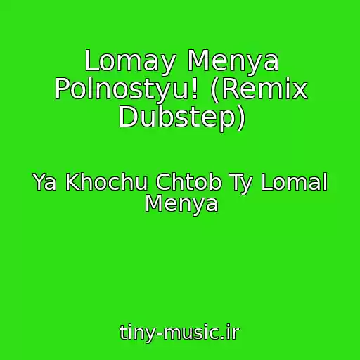 کاور آهنگ Lomay Menya Polnostyu! (Remix Dubstep) از Ya Khochu Chtob Ty Lomal Menya