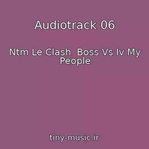 کاور آهنگ Audiotrack 06 از Ntm Le Clash  Boss Vs Iv My People