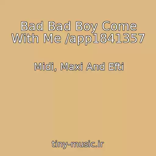 کاور آهنگ Bad Bad Boy Come With Me /app1841357 از Midi, Maxi And Efti