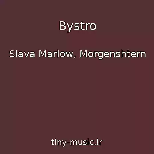 کاور آهنگ Bystro از Slava Marlow, Morgenshtern
