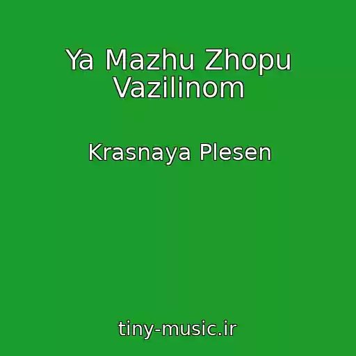 کاور آهنگ Ya Mazhu Zhopu Vazilinom از Krasnaya Plesen