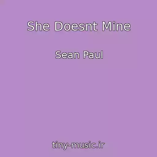 کاور آهنگ She Doesnt Mine از Sean Paul