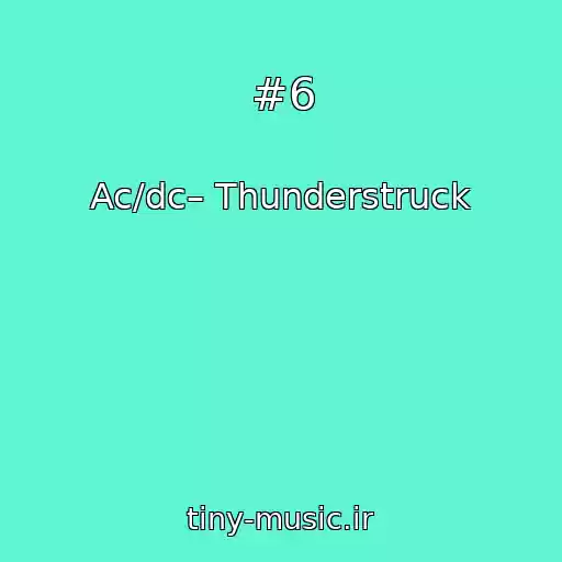 کاور آهنگ #6 از Ac/dc– Thunderstruck