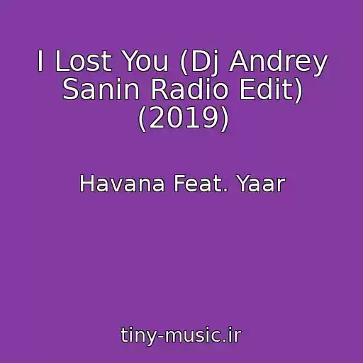 کاور آهنگ I Lost You (Dj Andrey Sanin Radio Edit) (2019) از Havana Feat. Yaar