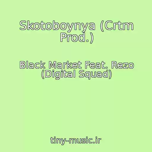 کاور آهنگ Skotoboynya (Crtm Prod.) از Black Market Feat. Rezo (Digital Squad)