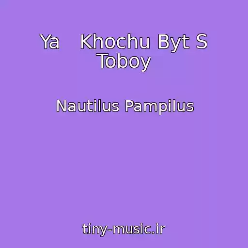 کاور آهنگ Ya   Khochu Byt S Toboy از Nautilus Pampilus