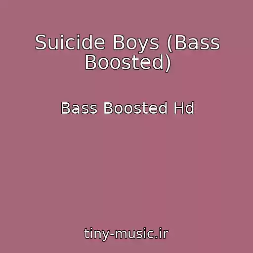 کاور آهنگ Suicide Boys (Bass Boosted) از Bass Boosted Hd