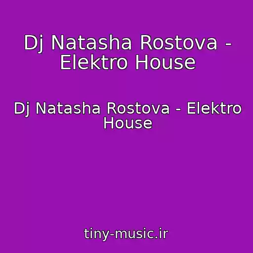 کاور آهنگ Dj Natasha Rostova - Elektro House از Dj Natasha Rostova - Elektro House