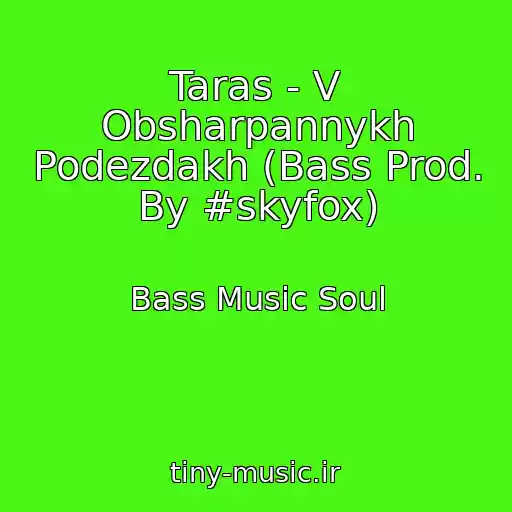 کاور آهنگ Taras - V Obsharpannykh Podezdakh (Bass Prod. By #skyfox) از Bass Music Soul