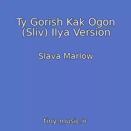 کاور آهنگ Ty Gorish Kak Ogon (Sliv) Ilya Version از Slava Marlow