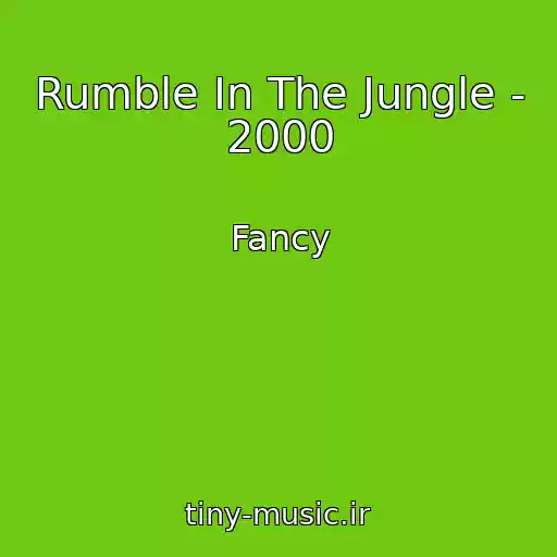 کاور آهنگ Rumble In The Jungle - 2000 از Fancy