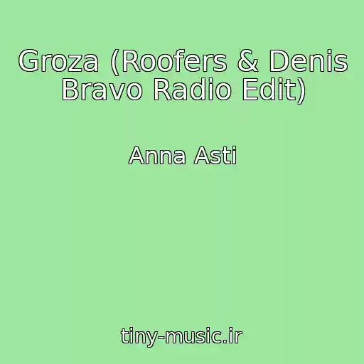 کاور آهنگ Groza (Roofers & Denis Bravo Radio Edit) از Anna Asti