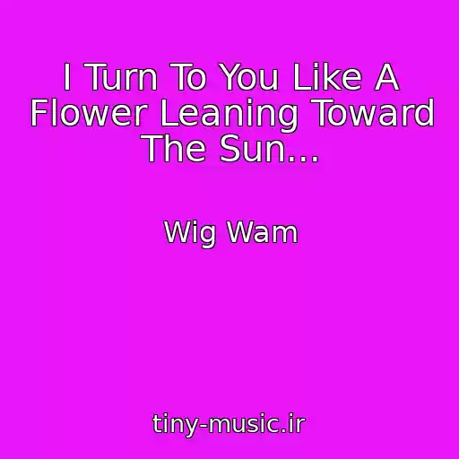 کاور آهنگ I Turn To You Like A Flower Leaning Toward The Sun... از Wig Wam