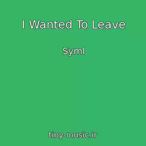 کاور آهنگ I Wanted To Leave از Syml