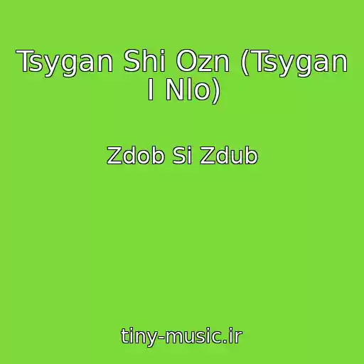 کاور آهنگ Tsygan Shi Ozn (Tsygan I Nlo) از Zdob Si Zdub
