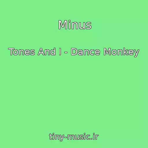 کاور آهنگ Minus از Tones And I - Dance Monkey