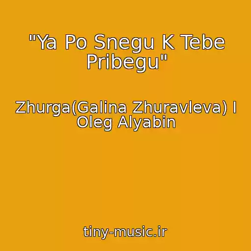 کاور آهنگ "Ya Po Snegu K Tebe Pribegu" از Zhurga(Galina Zhuravleva) I Oleg Alyabin