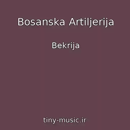 کاور آهنگ Bosanska Artiljerija از Bekrija