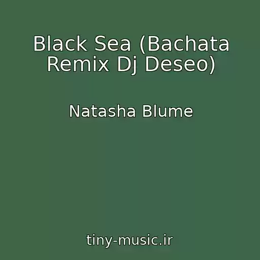 کاور آهنگ Black Sea (Bachata Remix Dj Deseo) از Natasha Blume