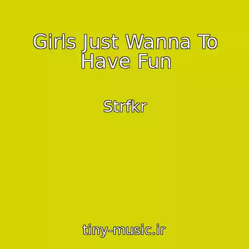 کاور آهنگ Girls Just Wanna To Have Fun از Strfkr