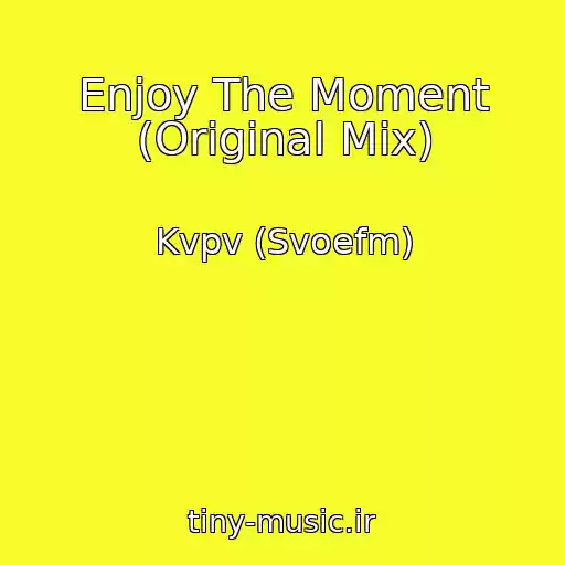 کاور آهنگ Enjoy The Moment (Original Mix) از Kvpv (Svoefm)