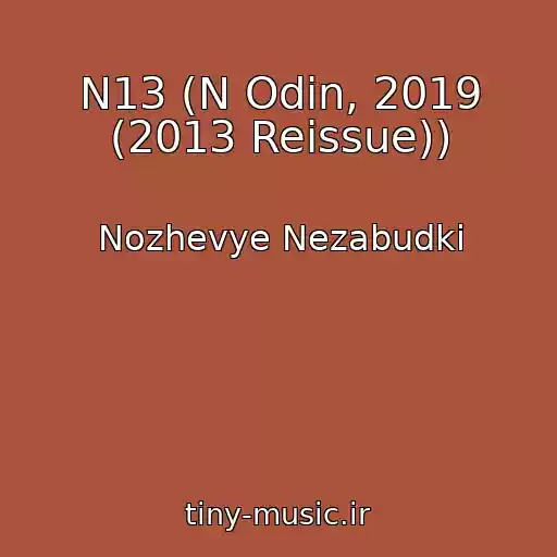 کاور آهنگ N13 (N Odin, 2019 (2013 Reissue)) از Nozhevye Nezabudki