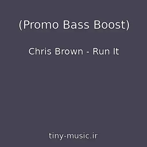 کاور آهنگ (Promo Bass Boost) از Chris Brown - Run It