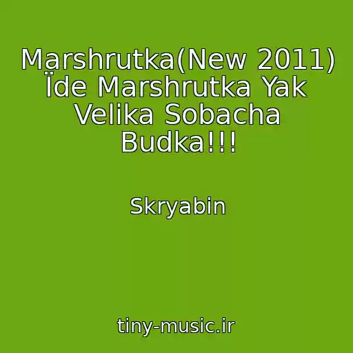 کاور آهنگ Marshrutka(New 2011) Їde Marshrutka Yak Velika Sobacha Budka!!! از Skryabіn