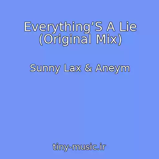 کاور آهنگ Everything’S A Lie (Original Mix) از Sunny Lax & Aneym