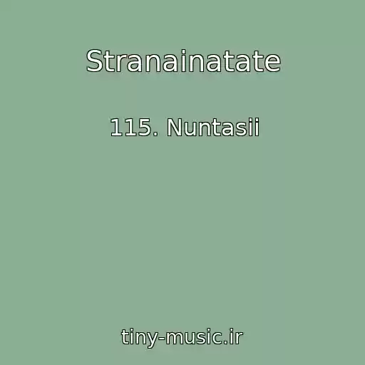 کاور آهنگ Stranainatate از 115. Nuntasii