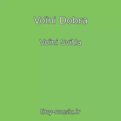 کاور آهنگ Voїni Dobra از Voїni Svіtla