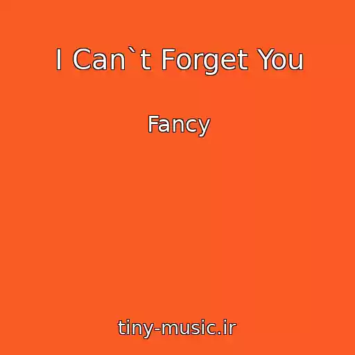 کاور آهنگ I Can`t Forget You از Fancy